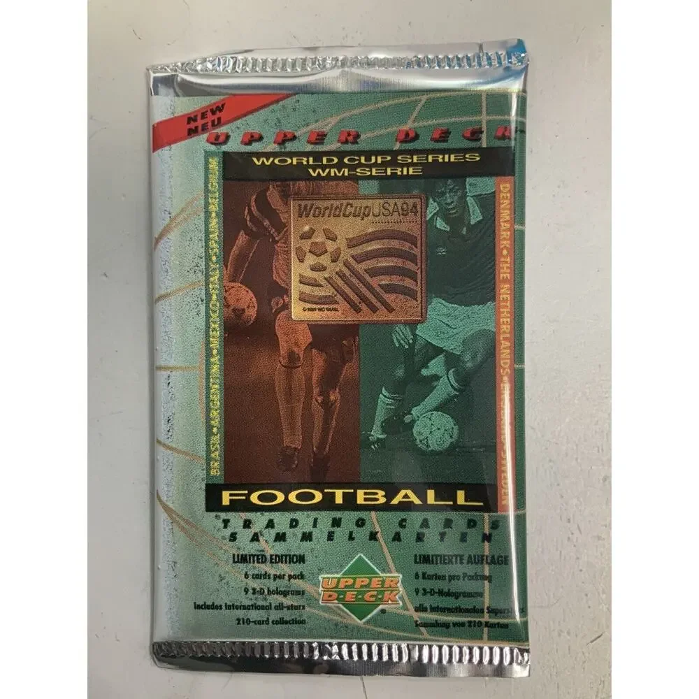 1994 Upper Deck World Cup Series Footbal Soccer Sealed Pack Limited Edition